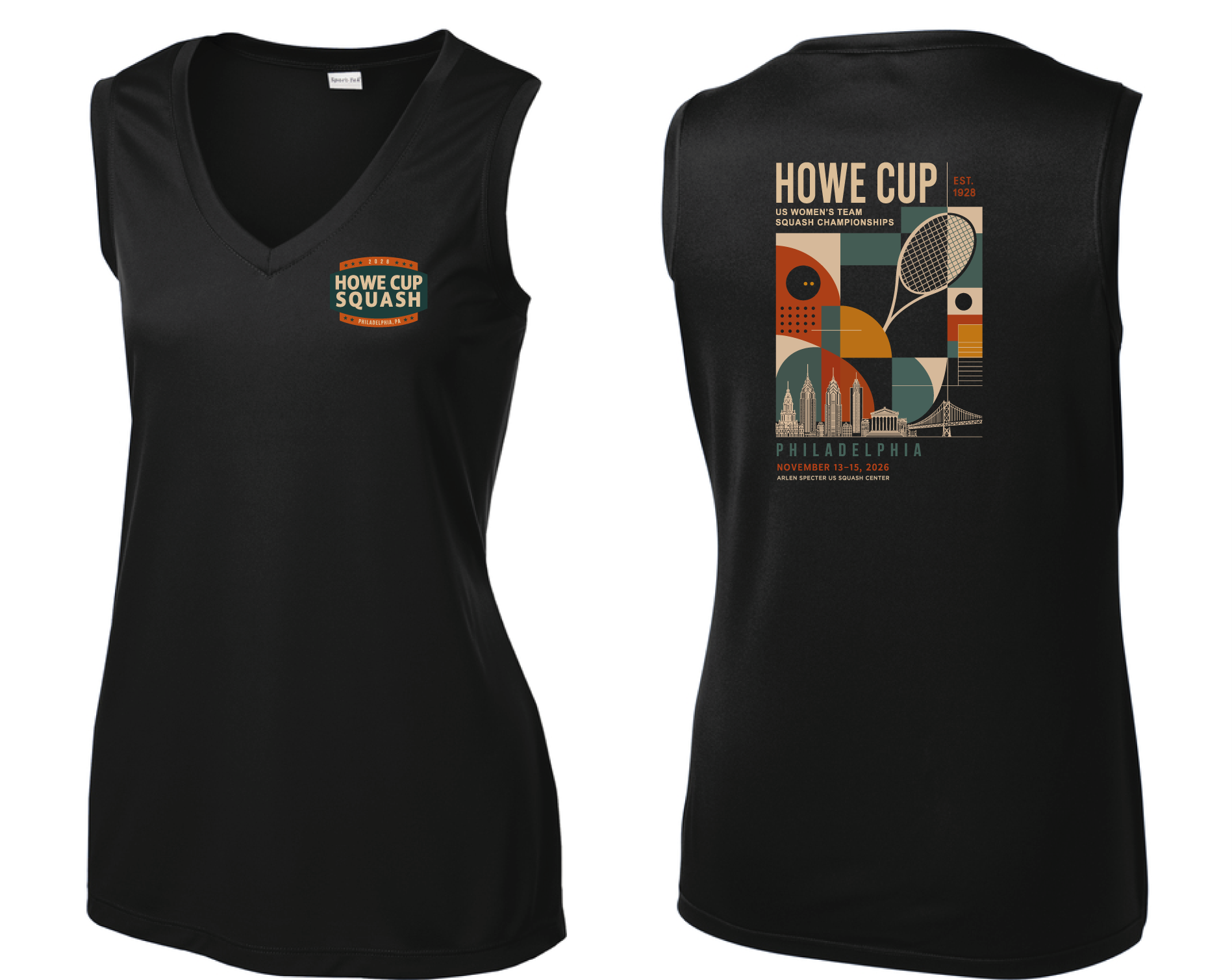 Sport-Tek Women's Sleeveless PosiCharge Competitor V-Neck Tee (LST352)