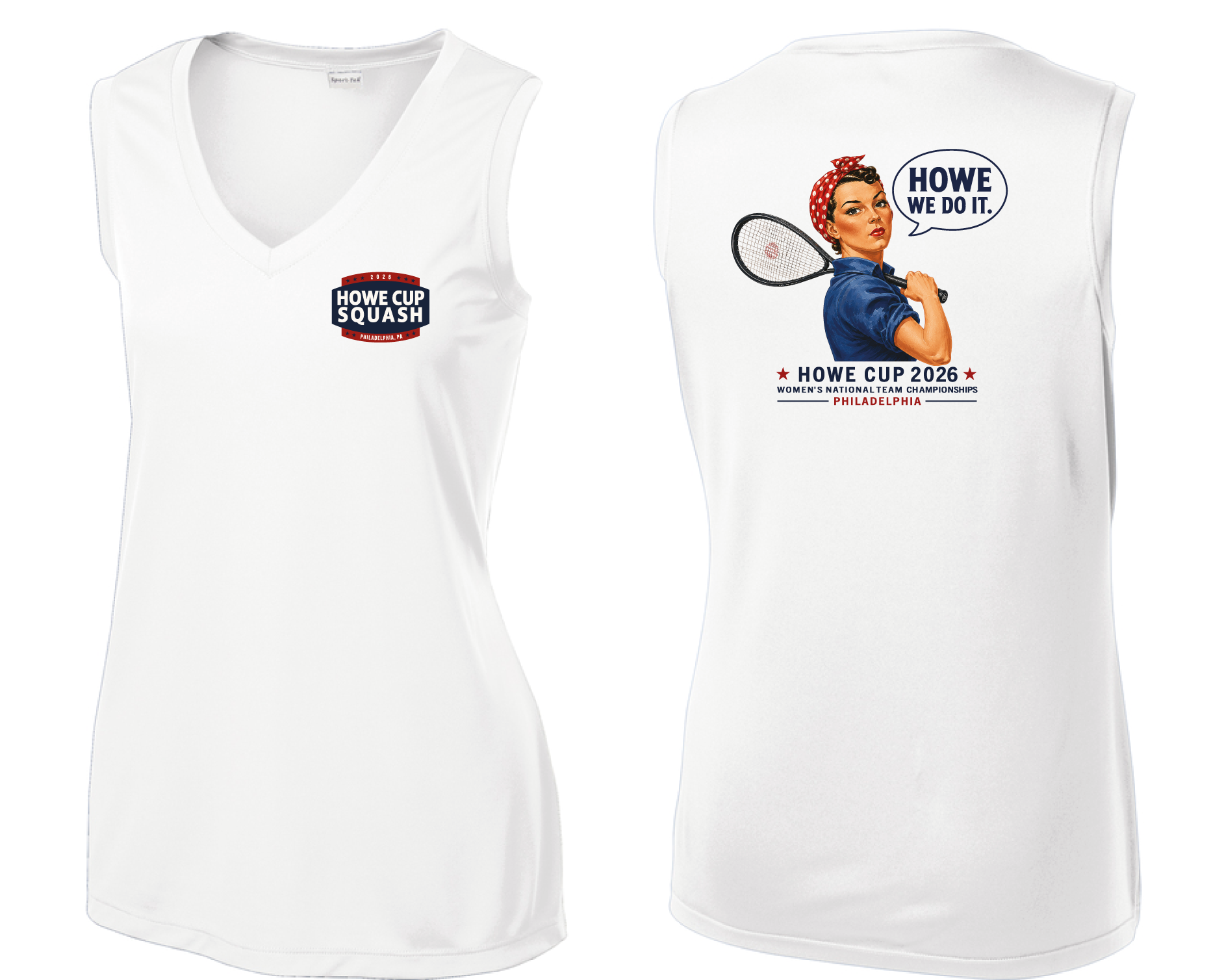 Sport-Tek Women's Sleeveless PosiCharge Competitor V-Neck Tee (LST352)